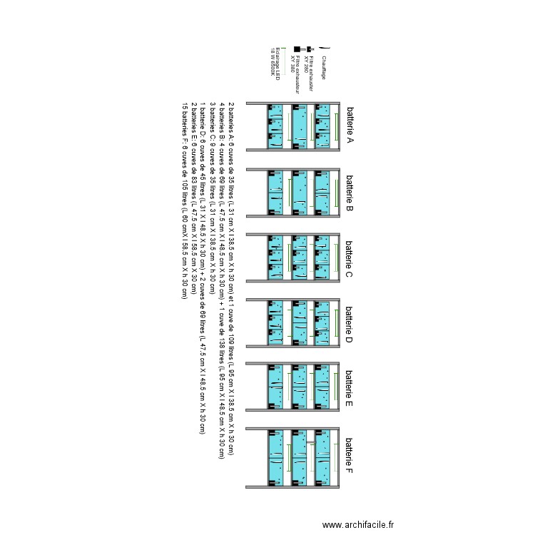 BATTERIE . Plan de 0 pièce et 0 m2