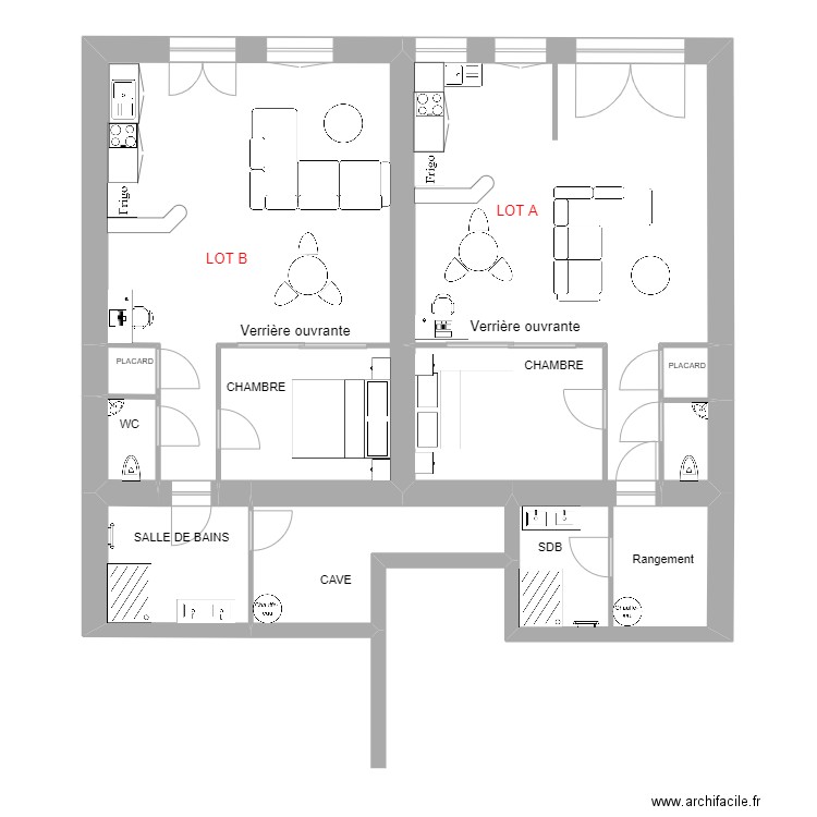 RDC Pontrot. Plan de 0 pièce et 0 m2