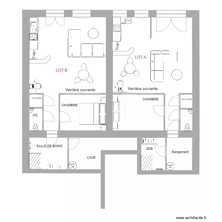 RDC Pontrot. Plan de 