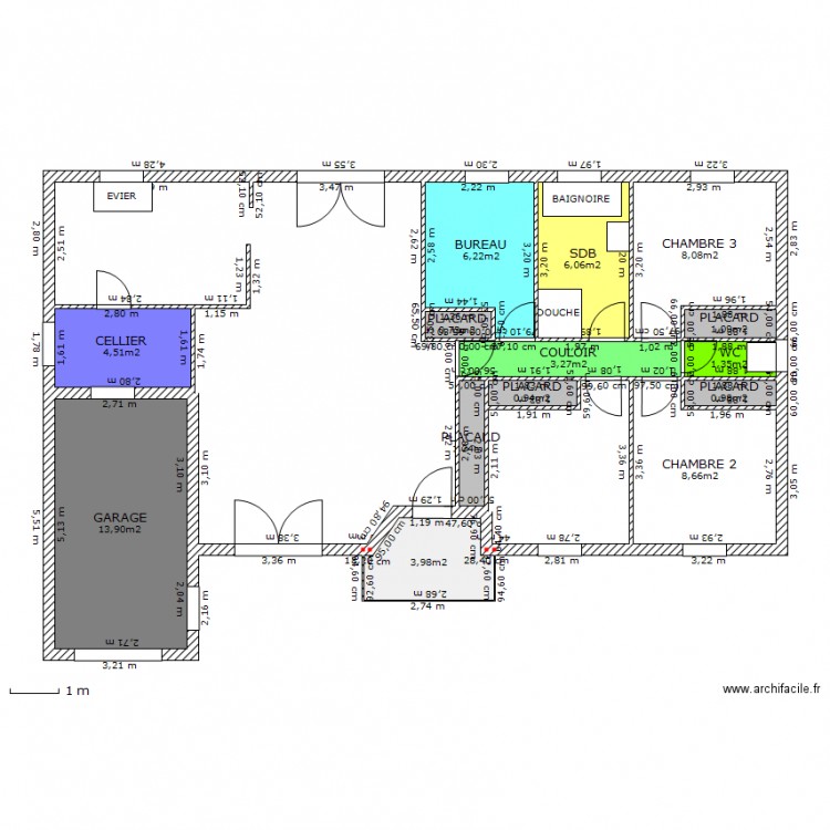 maison mca. Plan de 0 pièce et 0 m2