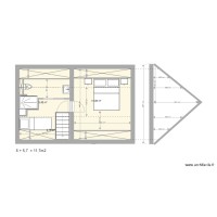 chambre sous combles variante