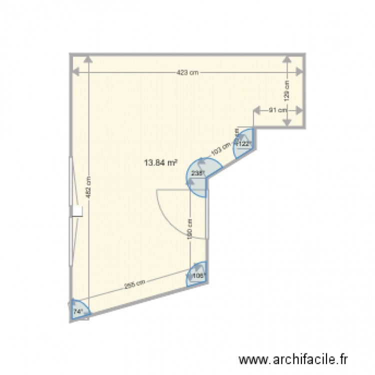 Mezzanine Thones. Plan de 0 pièce et 0 m2