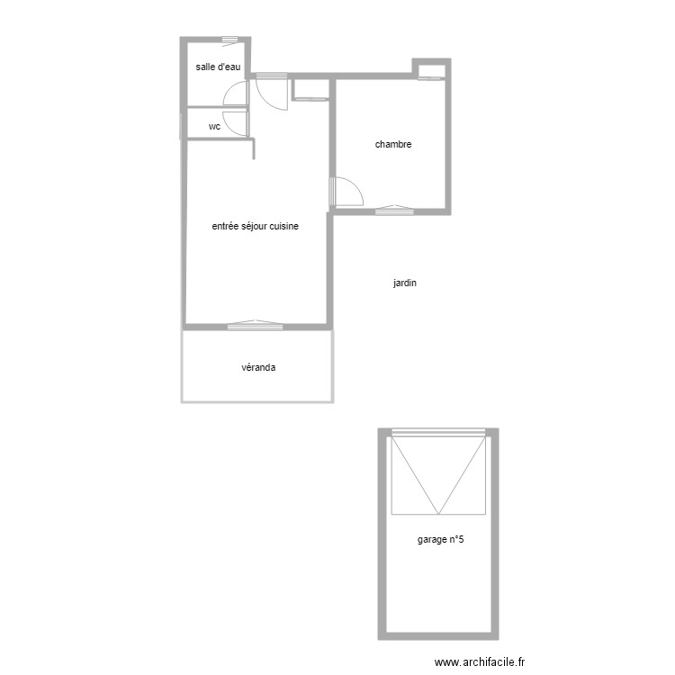 individion cornillet. Plan de 0 pièce et 0 m2