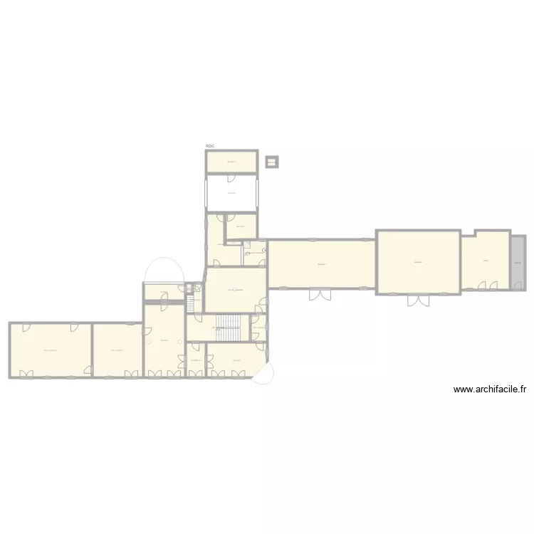 CHERCORAT RDC. Plan de 