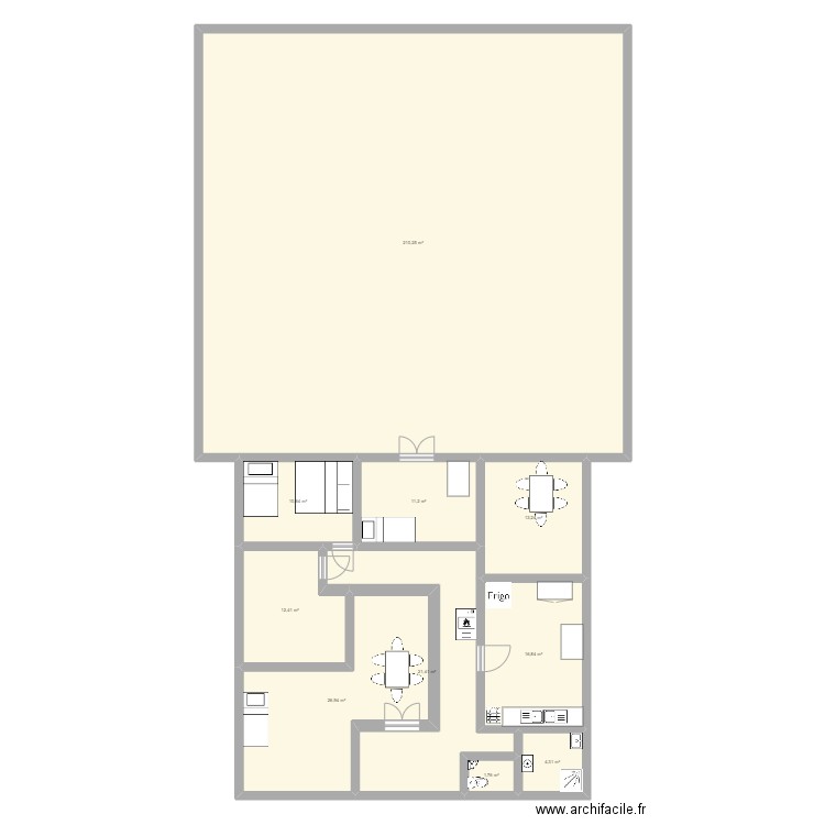Ouaghzen sans Cotations. Plan de 0 pièce et 0 m2