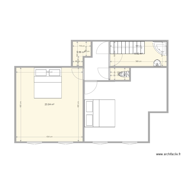 SOUS SOL. Plan de 0 pièce et 0 m2