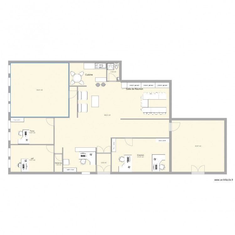 Bureau MMC PDF V3. Plan de 0 pièce et 0 m2