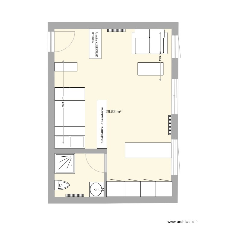 APPART VERO3. Plan de 0 pièce et 0 m2