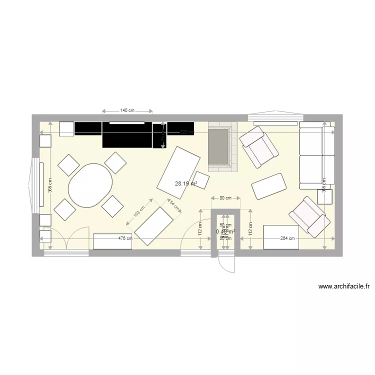 Séjour Salle à manger. Plan de Séjour Salle à manger. Plan de