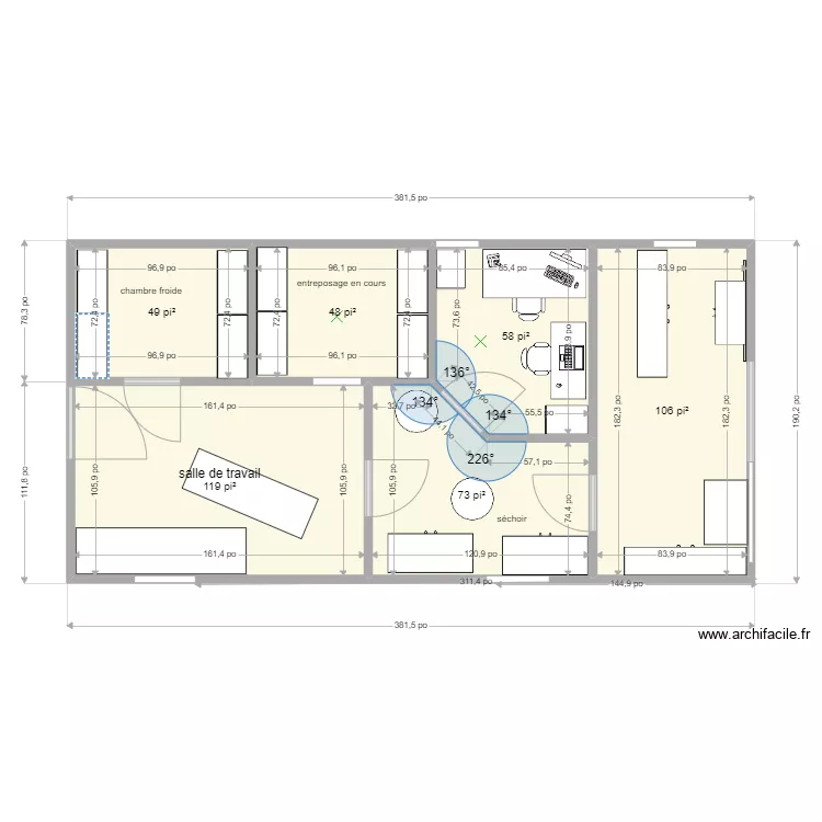 projet La Cabottine 16 x24 garage de 6 pi ver 14juin . Plan de 