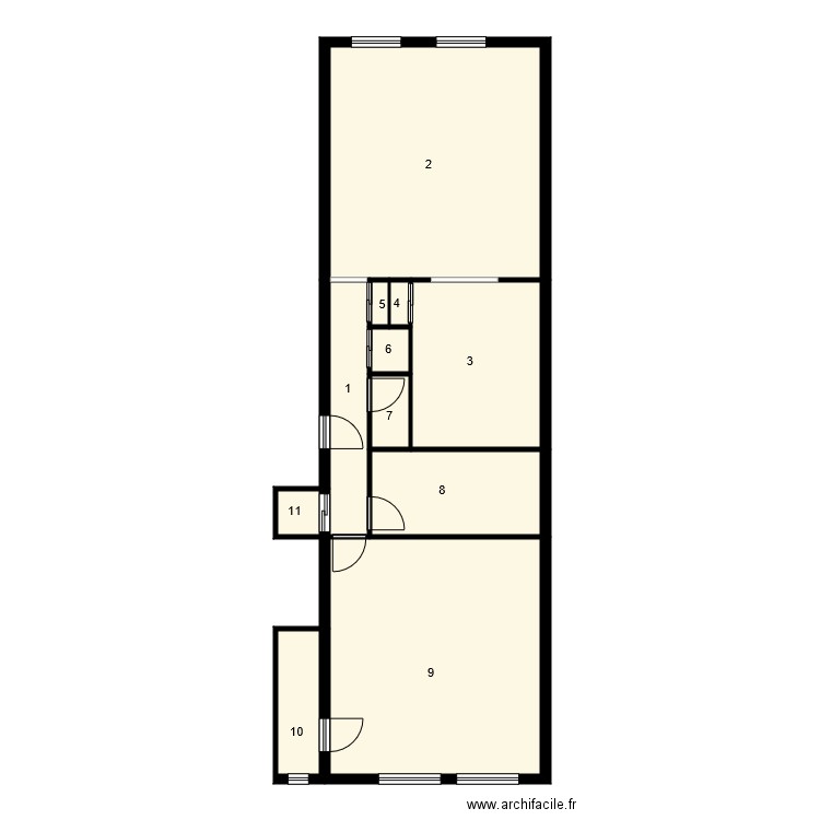 184931 JULLIEN gauche. Plan de 0 pièce et 0 m2