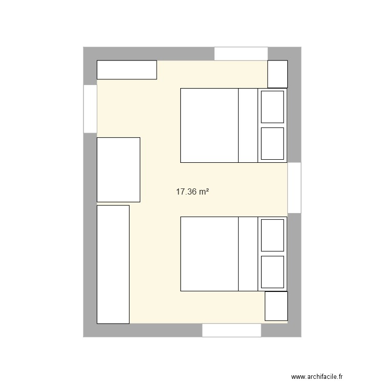 CHAMBRE 2 . Plan de 0 pièce et 0 m2