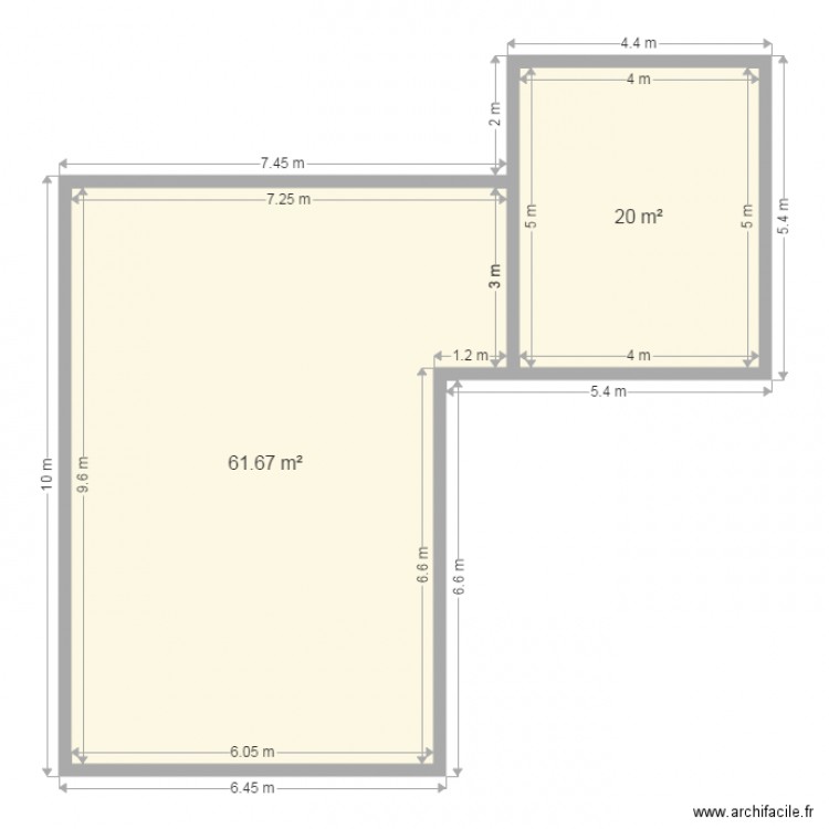 garage. Plan de 0 pièce et 0 m2