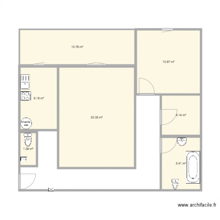 appartement Juan2. Plan de 0 pièce et 0 m2
