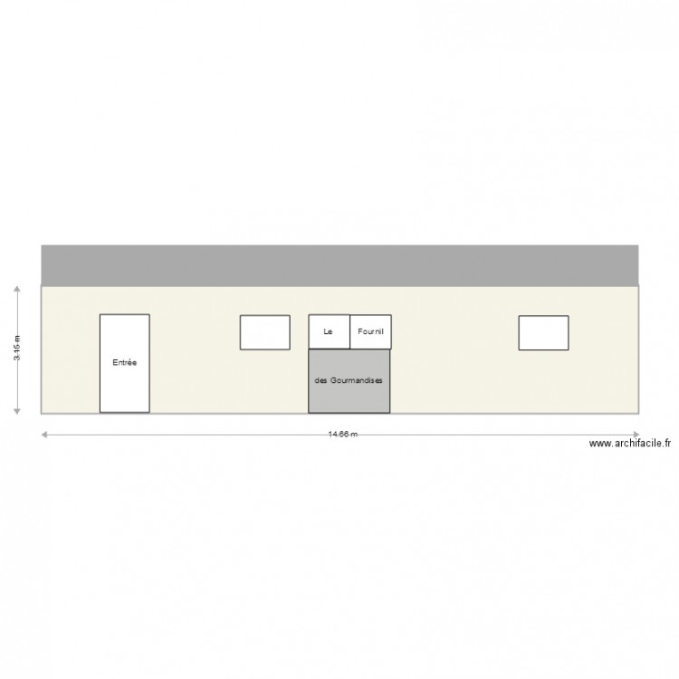 La Tour des Gourmandises parking. Plan de 0 pièce et 0 m2