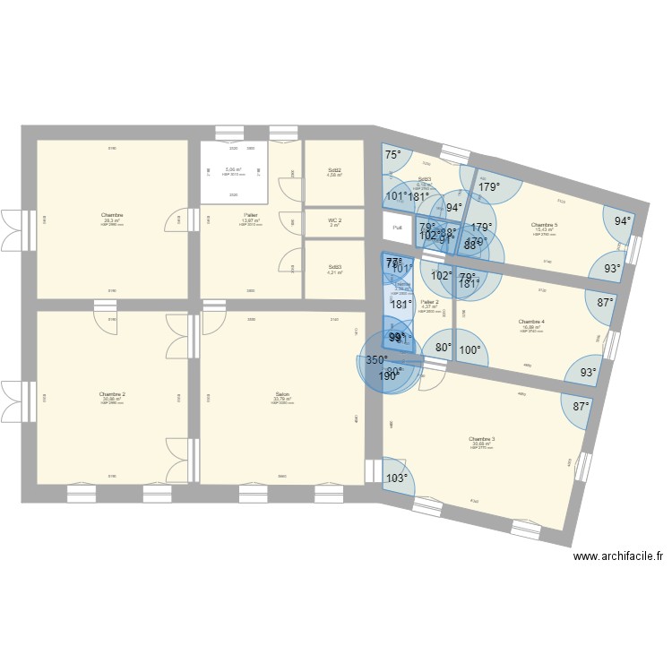 La Picauderie 1er. Plan de 25 pièces et 411 m2