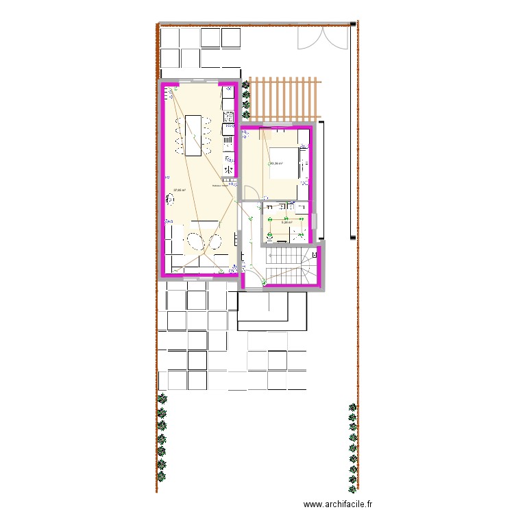 LEROUX  acces arriere marches plaques 100 x 100. Plan de 0 pièce et 0 m2