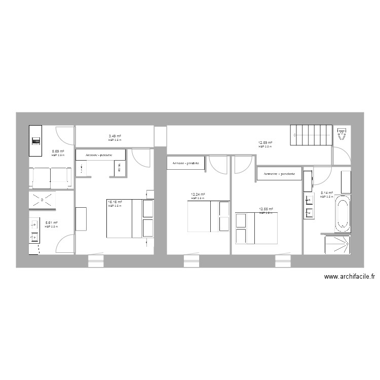 maison boupere. Plan de 0 pièce et 0 m2