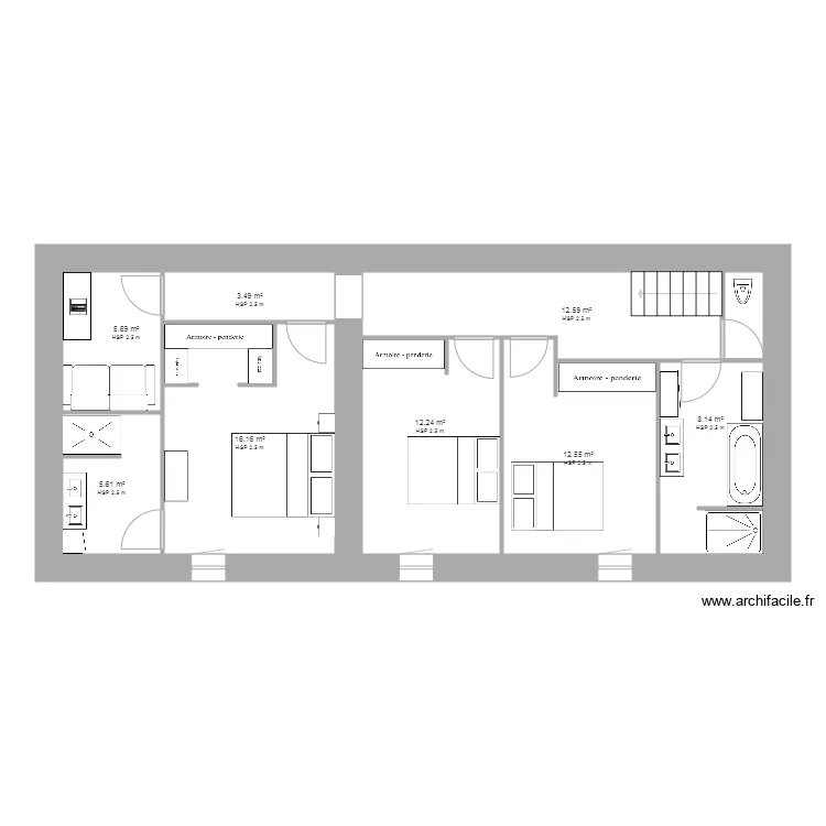 maison boupere. Plan de 
