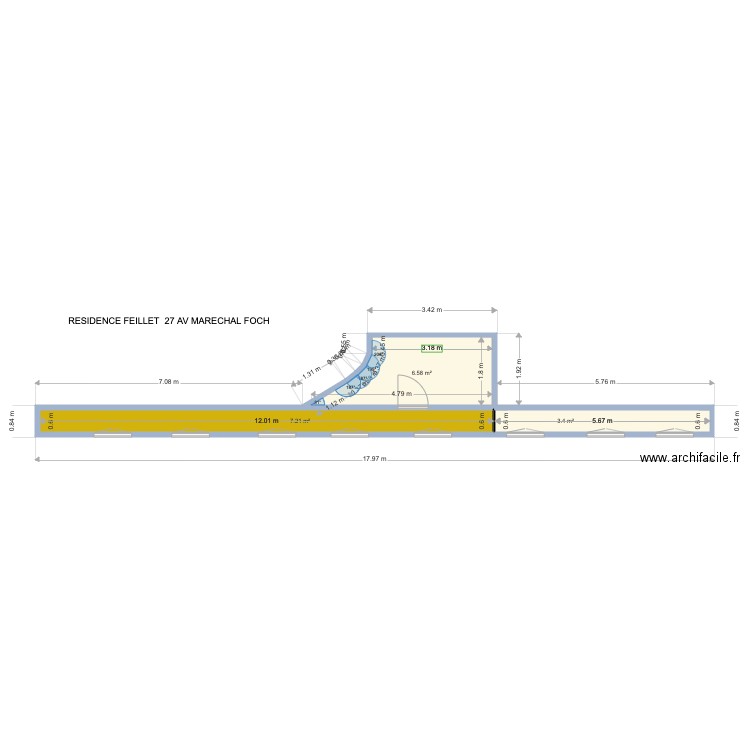 RESIDENCE FEILLET   ANGENCE GENERAL. Plan de 0 pièce et 0 m2