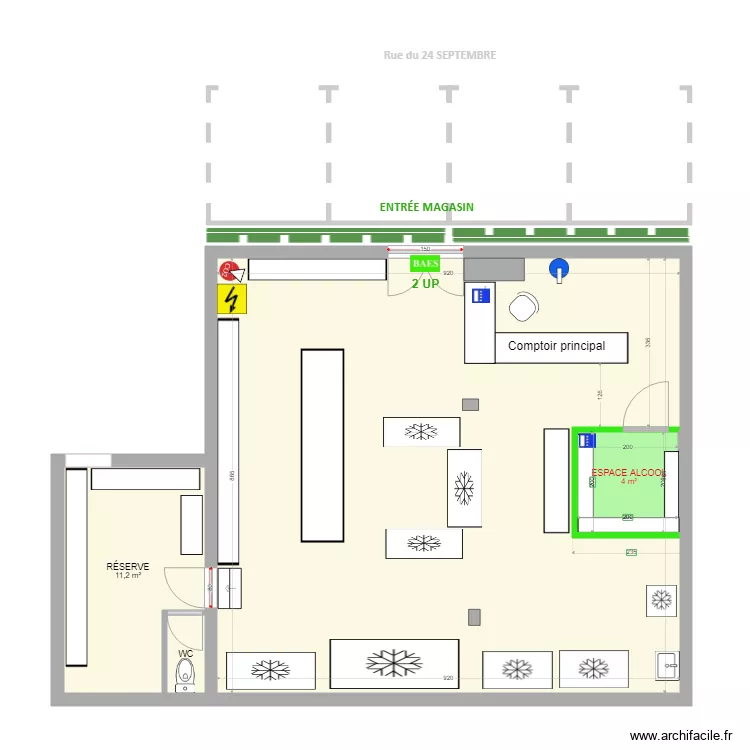 LE MAJESTIC. Plan de 