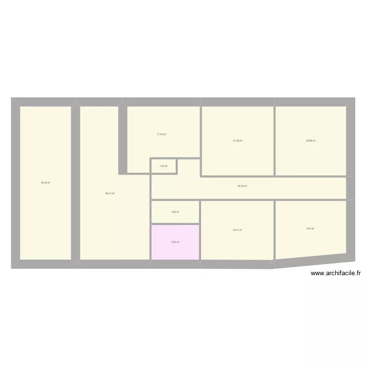 SABRAZES bon etage . Plan de SABRAZES bon etage . Plan de