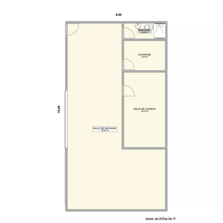 dock chine. Plan de 4 Pièces et 111 m² dock chine. Plan de 4 Pièces et 111 m²