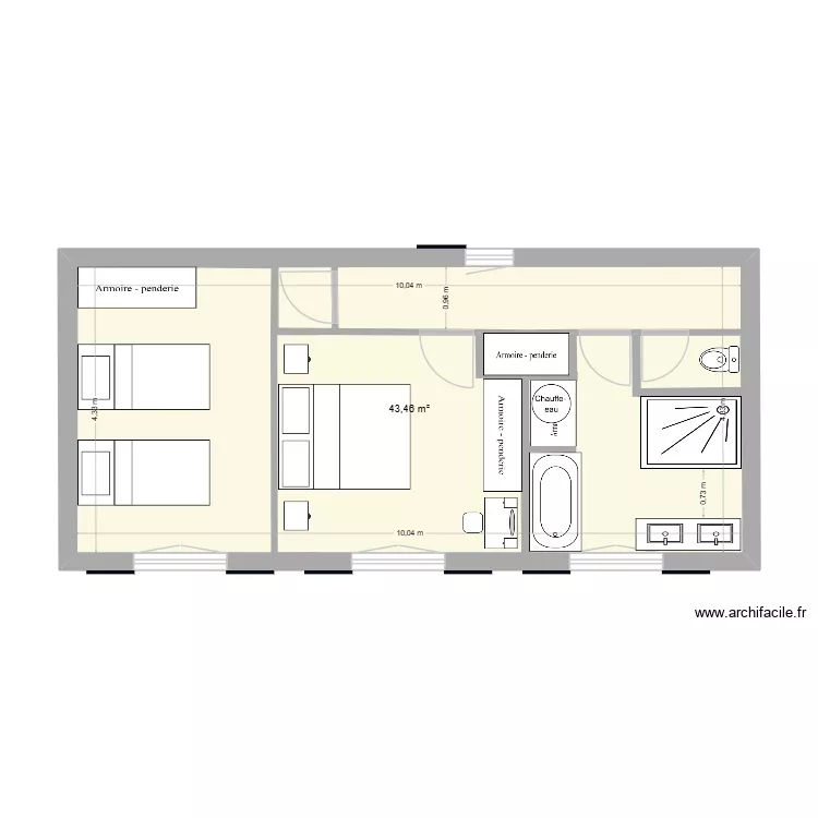 CHAMBRES RDC V2. Plan de CHAMBRES RDC V2. Plan de