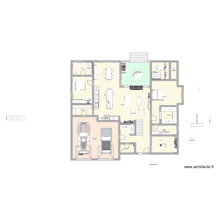 Iris 2 garage double D. Plan de 0 pièce et 0 m2