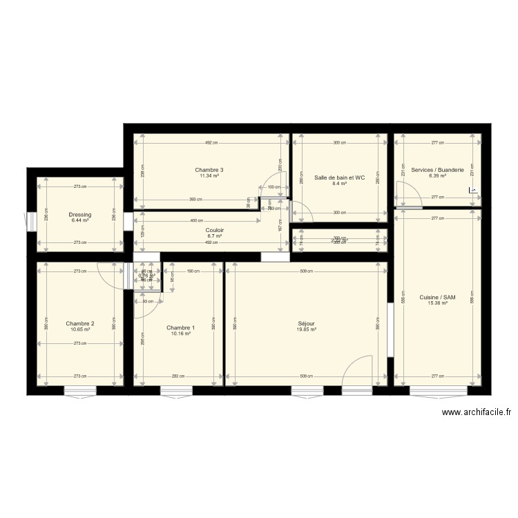 IBM JJ APT1 plan de réalisation. Plan de 0 pièce et 0 m2