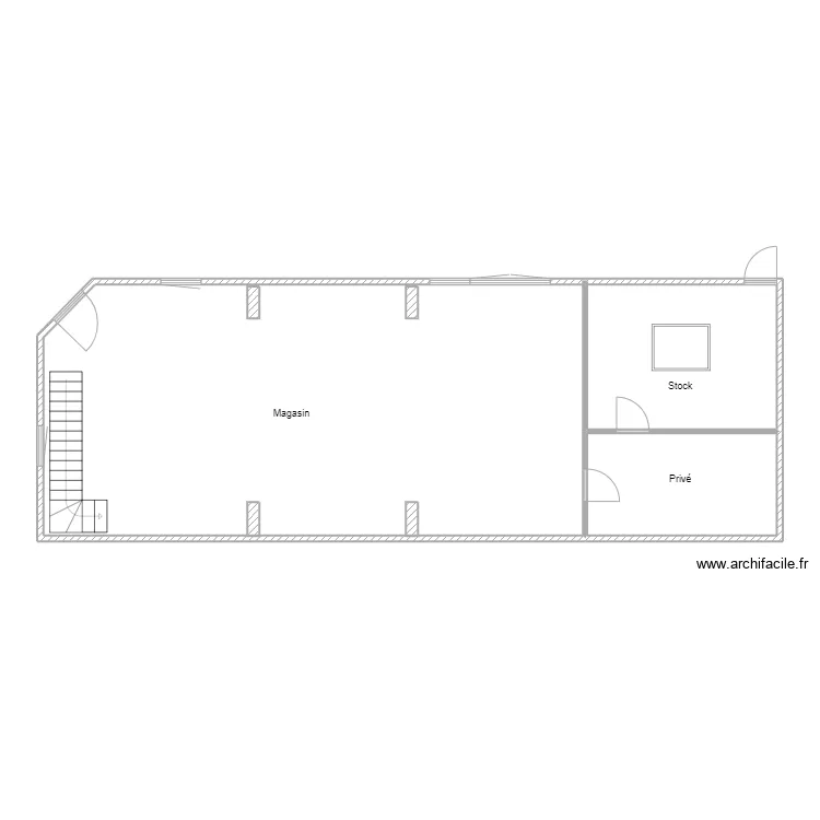 Tricourt. Plan de 