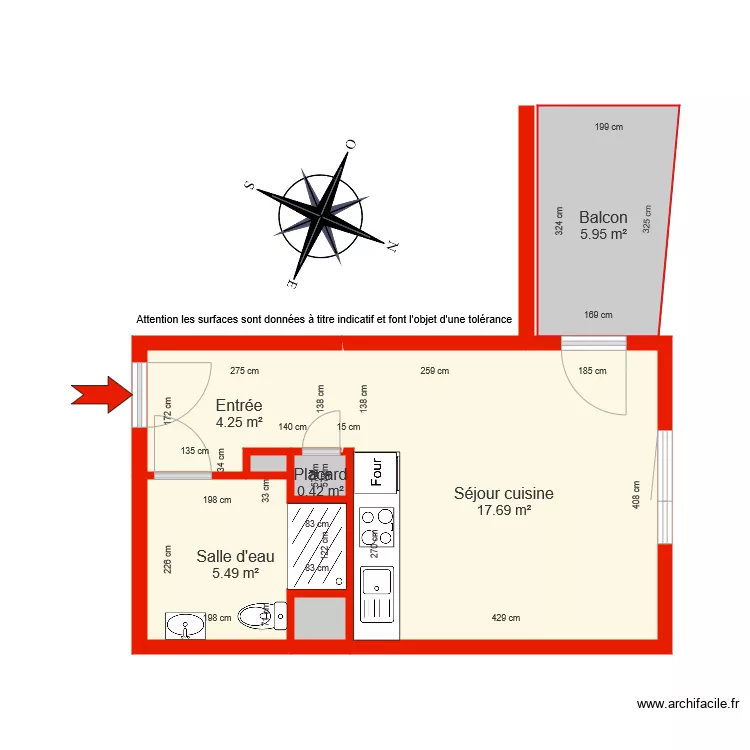 BI 5898 c&ocirc;t&eacute;. Plan de 