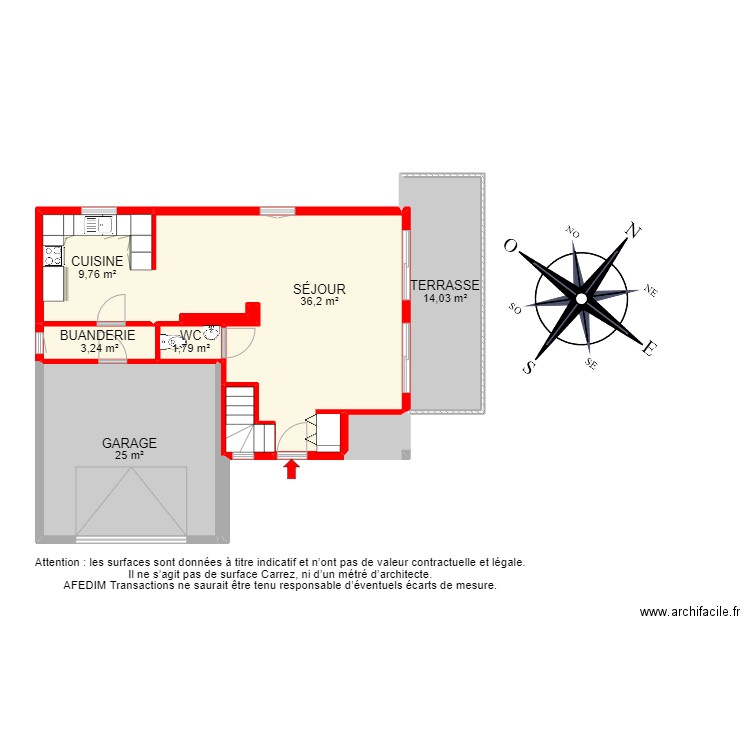 BI 15549. Plan de 22 pièces et 194 m2