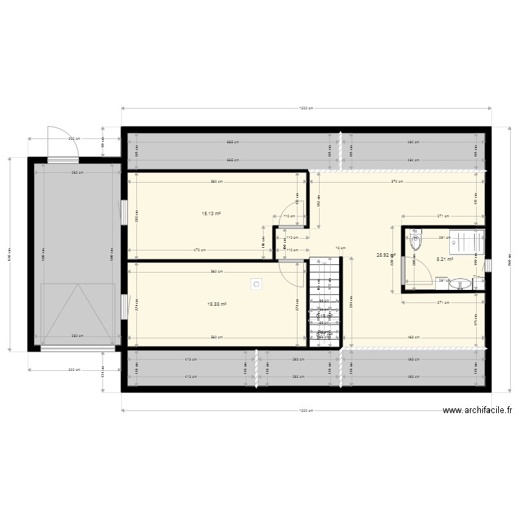 Maison papy mamy 2   étage. Plan de 0 pièce et 0 m2