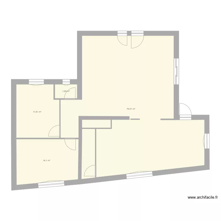 Maison du bas avant renov. Plan de 