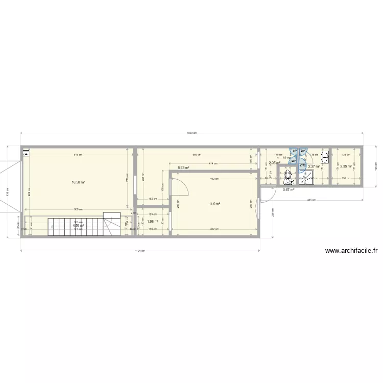 Grenade actuel. Plan de 