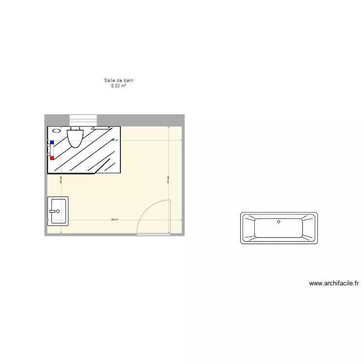 PHALIPPON boisset. Plan de 