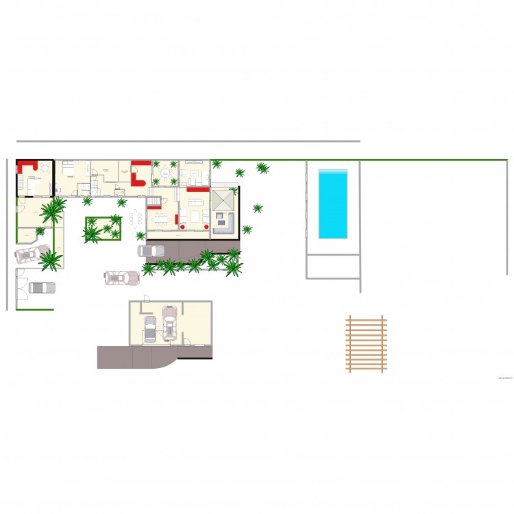 MAILLETTES AVEC SOUS SOL ET SANS GROS ARBRES. Plan de 0 pièce et 0 m2