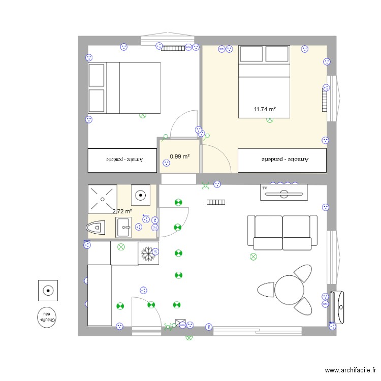 Esperou. Plan de 0 pièce et 0 m2