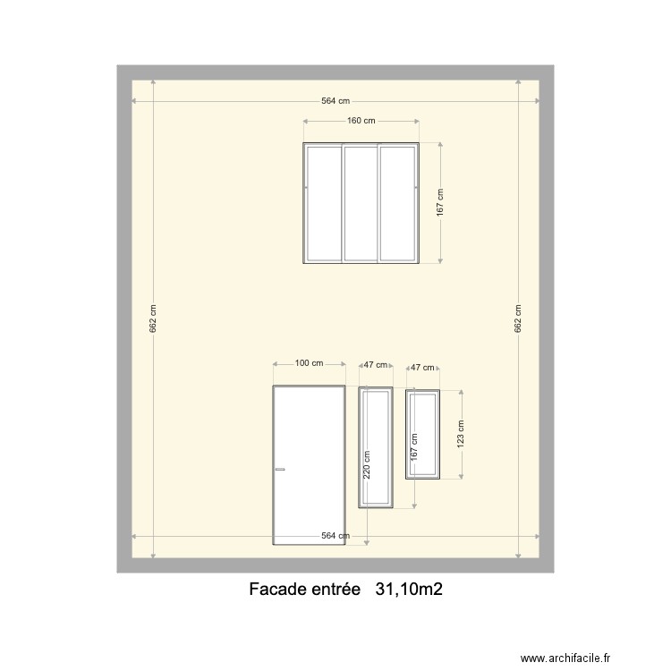 Plan Griere entree. Plan de 0 pièce et 0 m2