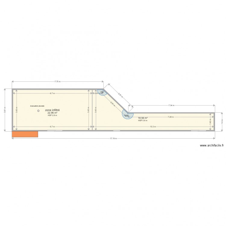  plan terrasse B J ouemo. Plan de 0 pièce et 0 m2