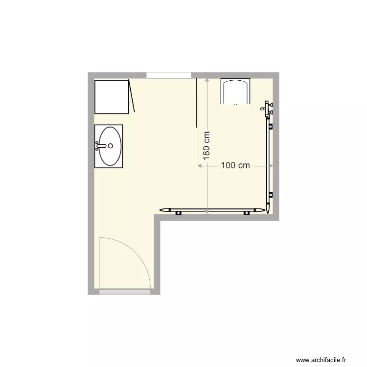 Bour SDB projet. Plan de Bour SDB projet. Plan de