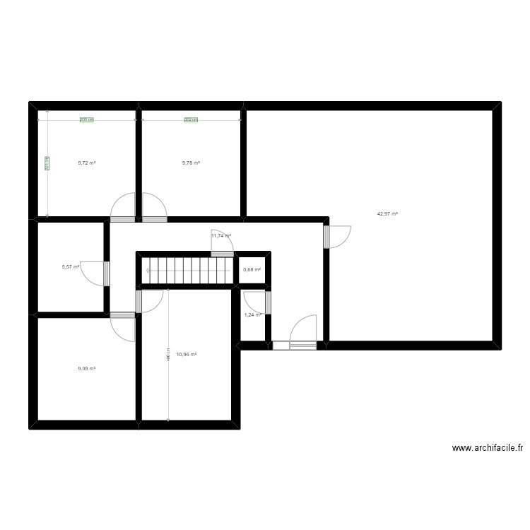 HINGES. Plan de 10 pièces et 104 m2