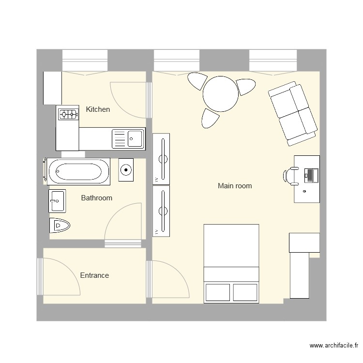 STE05 Stephanstrasse 5. Plan de 0 pièce et 0 m2