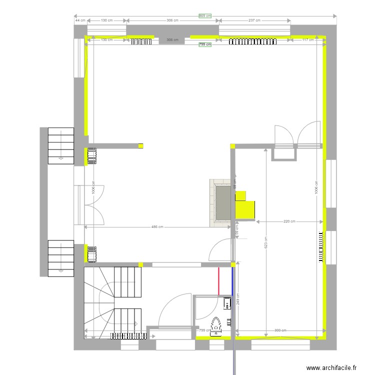 Hippolyte PINAUD rez de chaussée essai 31 08. Plan de 0 pièce et 0 m2