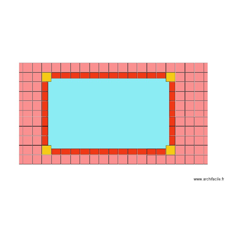 piscine. Plan de 0 pièce et 0 m2