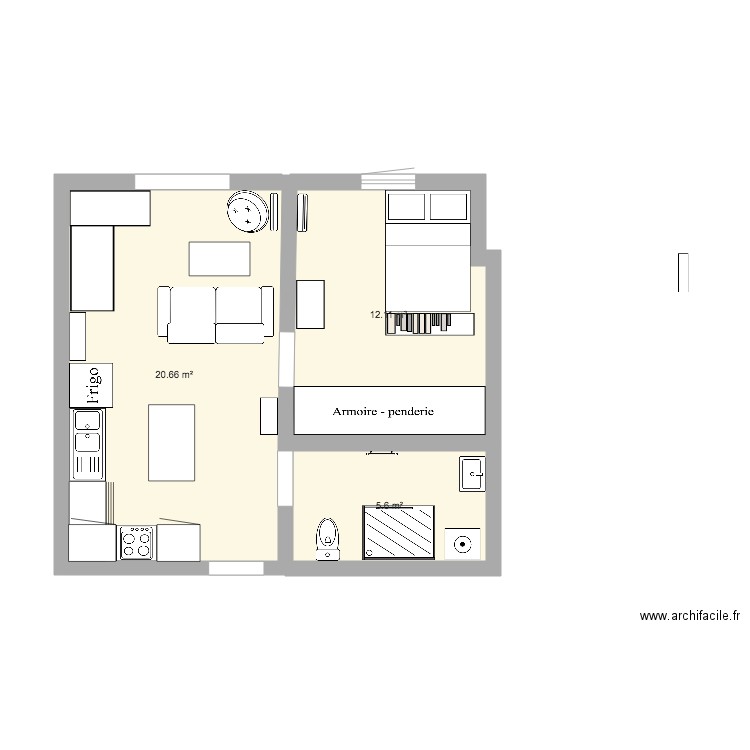 Appart. Plan de 0 pièce et 0 m2