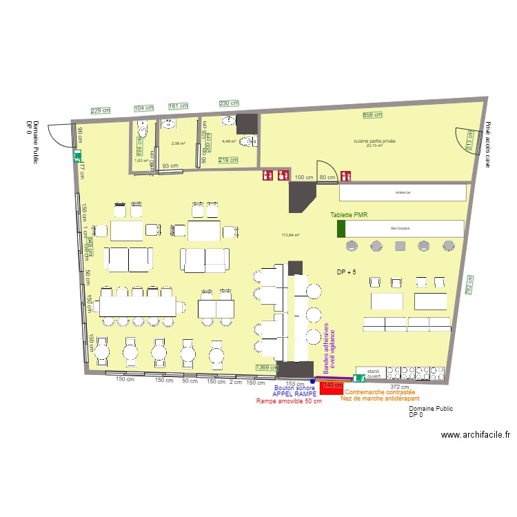 CHEZ ALAIN APRES TRAVAUX. Plan de 5 pièces et 146 m2