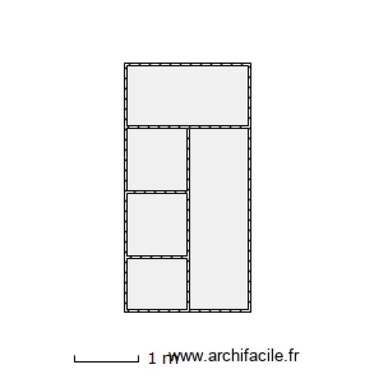 armoire chambre 2. Plan de 