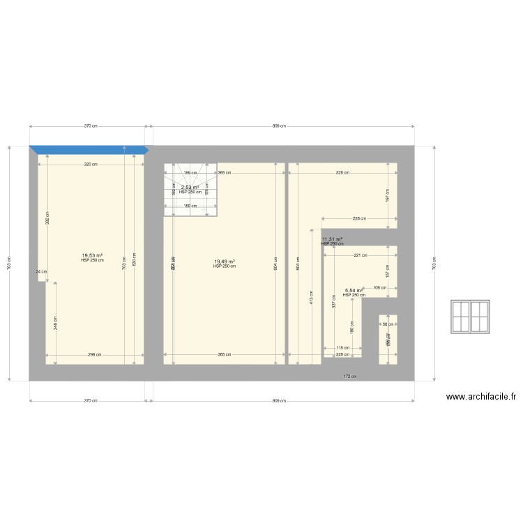 Rdc plus 1t. Plan de 0 pièce et 0 m2